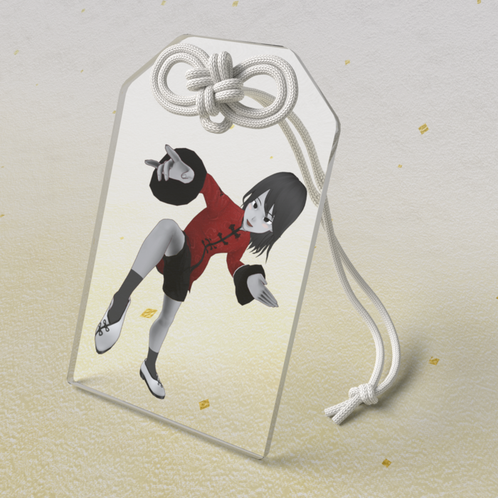 アクリルお守り - 50 × 80mm