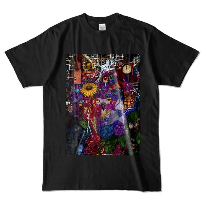 カラーTシャツ - L - ブラック (濃色)