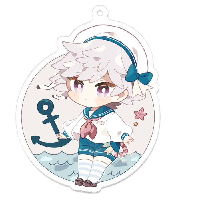 アクリルキーホルダー - 70 x 70 (mm)