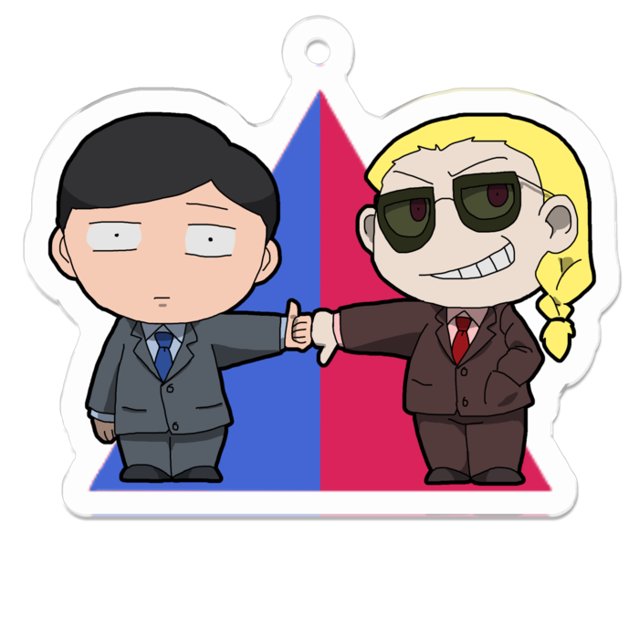 アクリルキーホルダー - 50 x 50 (mm)