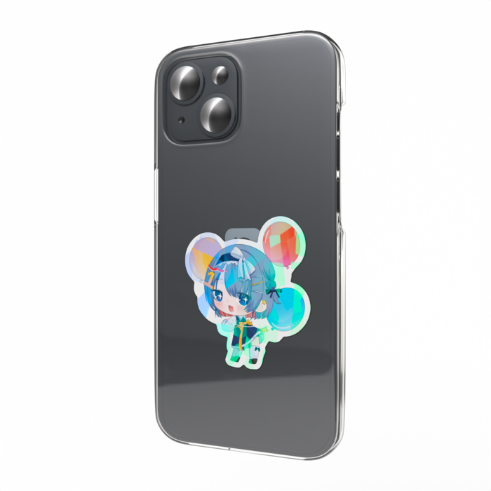 ホログラムスマホステッカー - 縦