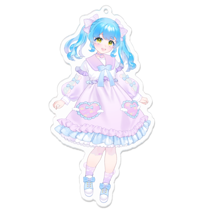 通常アクリルキーホルダー - 100 x 100 (mm)