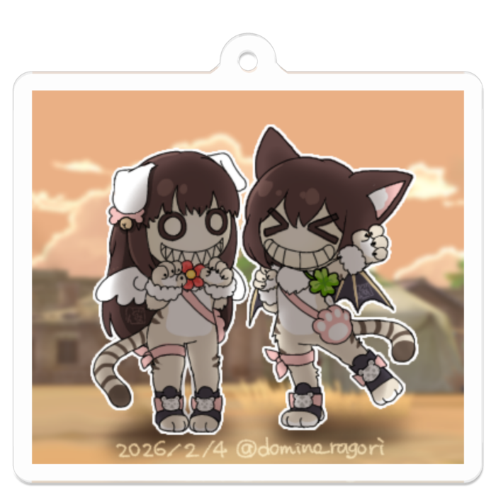 アクリルキーホルダー - 50 x 50 (mm)(32)