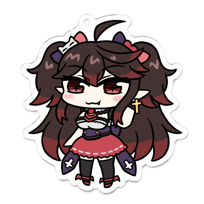 アクリルキーホルダー（コーティング） - 70 x 70 (mm)