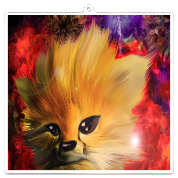 アクリルキーホルダー - 100 x 100 (mm)