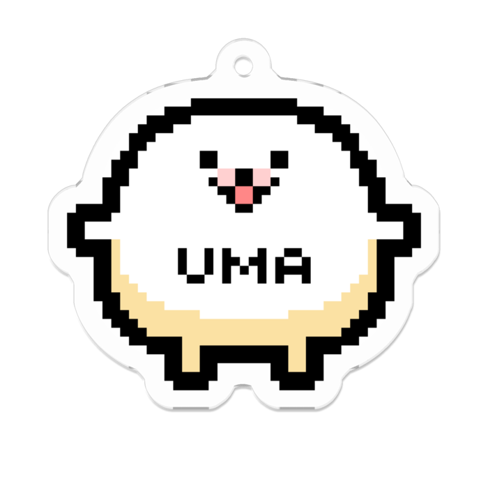 アクリルキーホルダー - 50 x 50 (mm)