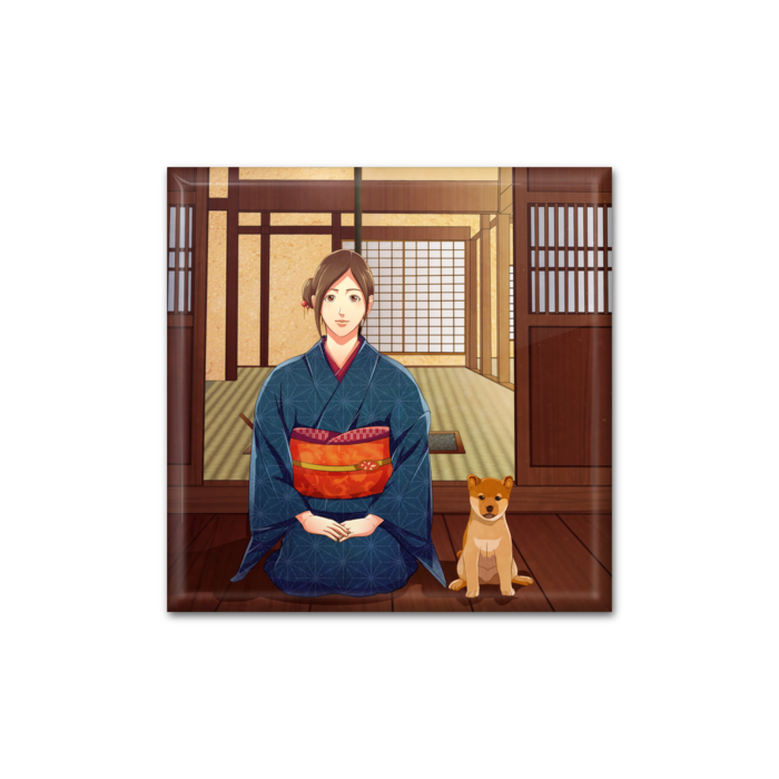 缶バッジ - 四角形40mm