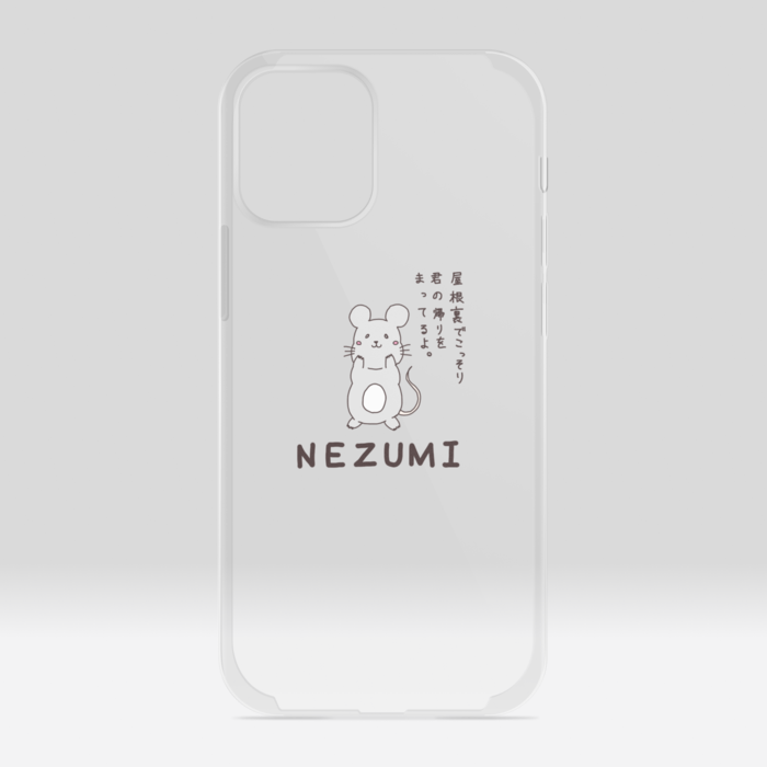 クリアiPhoneケース - iPhone12 mini