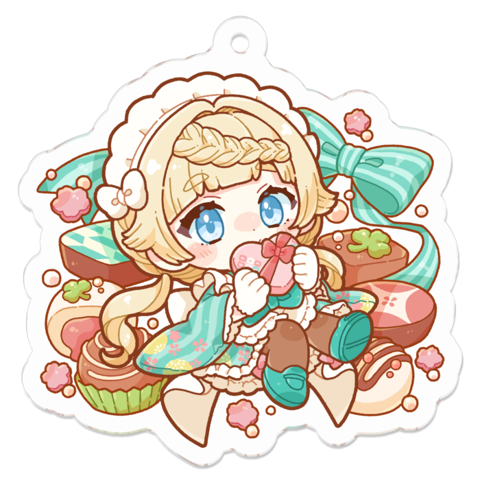 アクリルキーホルダー - 50 x 50 (mm)