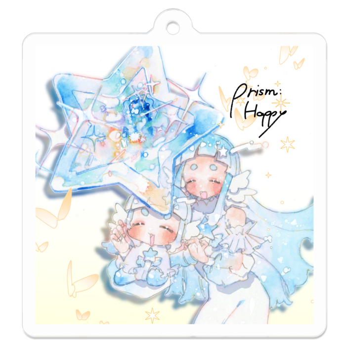 アクリルキーホルダー - 50 x 50 (mm)