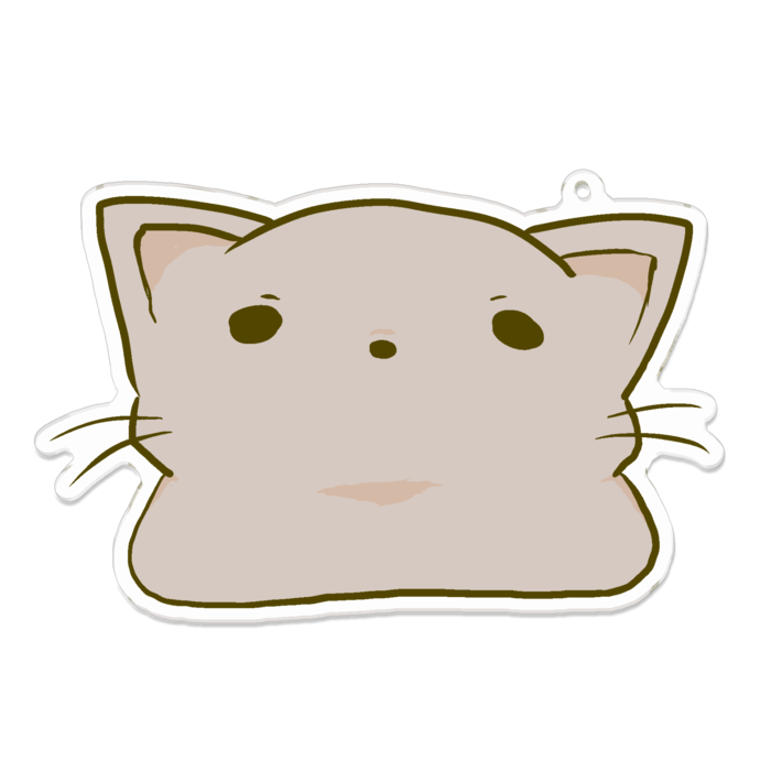 アクリルキーホルダー - 100 x 100 (mm)