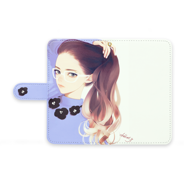 手帳型Androidケース - M - ストラップ穴 あり