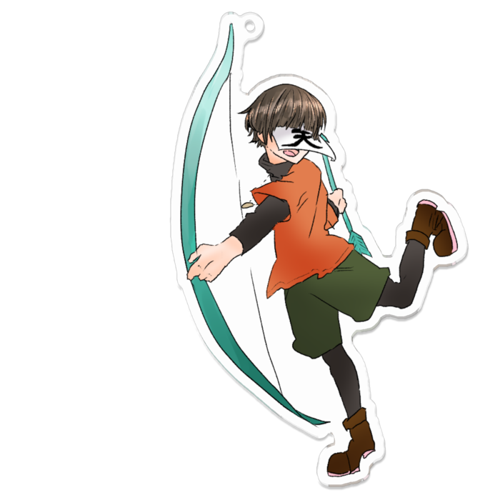 アクリルキーホルダー - 100 x 100 (mm)