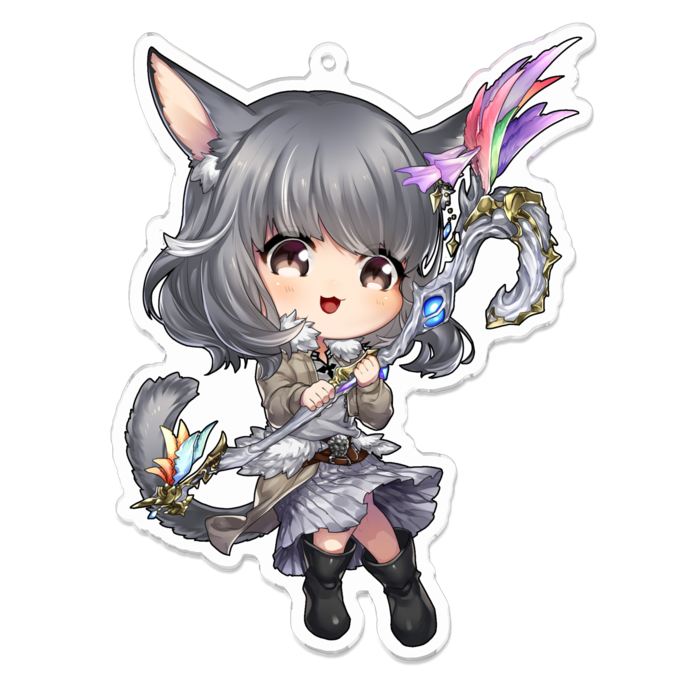 アクリルキーホルダー - 100 x 100 (mm)