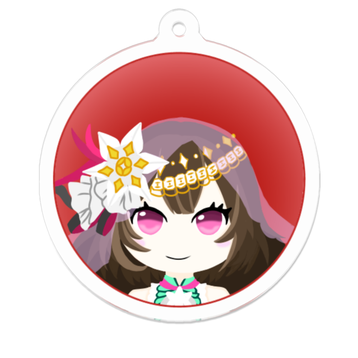アクリルキーホルダー - 50 x 50 (mm)