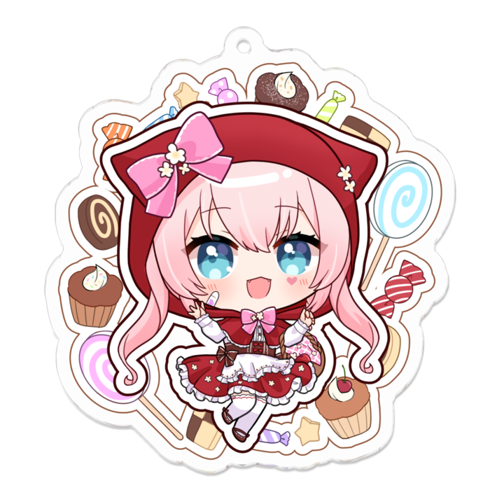 アクリルキーホルダー - 70 x 70 (mm)