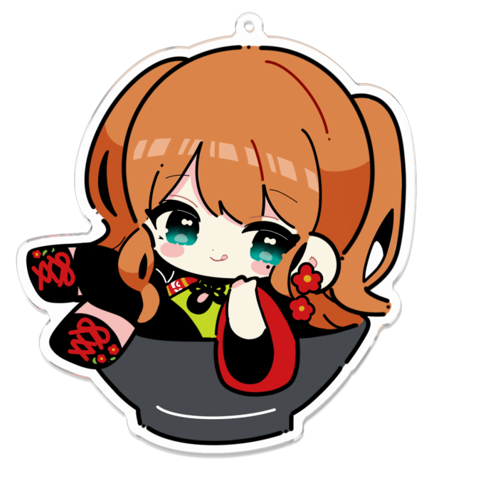 アクリルキーホルダー - 100 x 100 (mm)