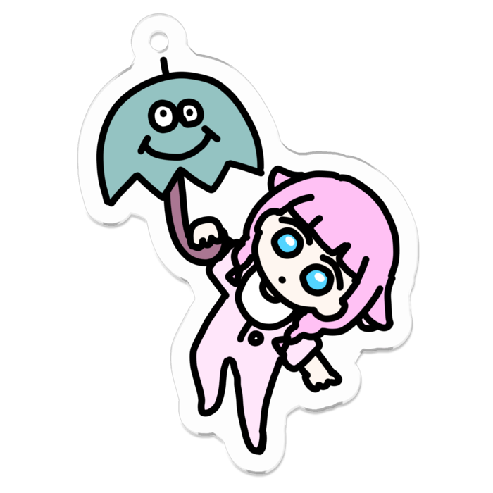 アクリルキーホルダー - 50 x 50 (mm)