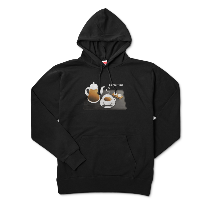 プルパーカー　黒色　XL