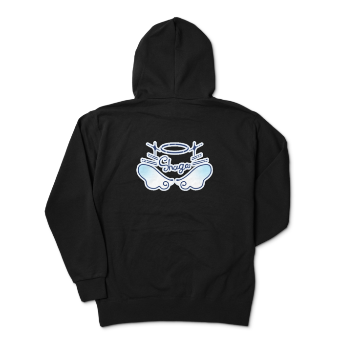 ジップパーカー - XL - ブラック