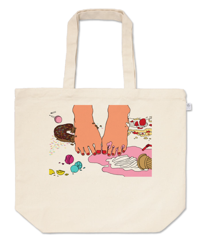 トートバッグ - L - プリント面積中