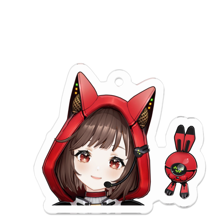 アクリルキーホルダー - 50 x 50 (mm)