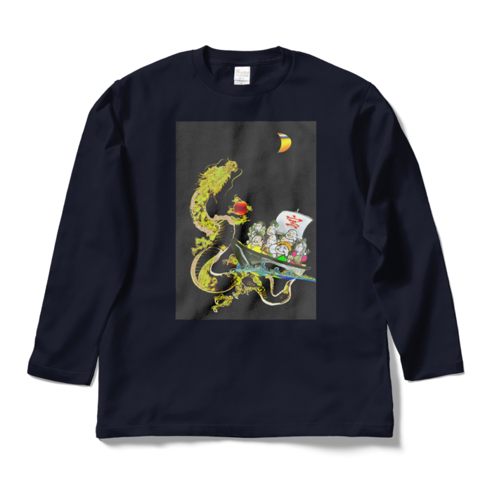 ロングスリーブTシャツ - L - ネイビー