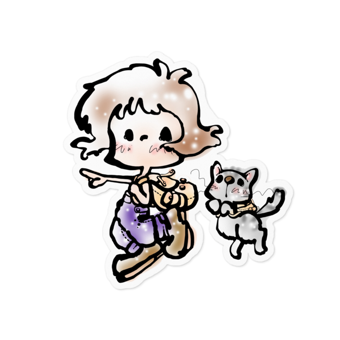 ステッカー - 100 x 100 (mm)