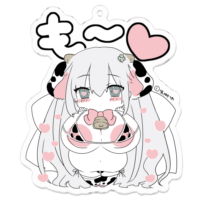 アクリルキーホルダー（コーティング） - 70 x 70 (mm)