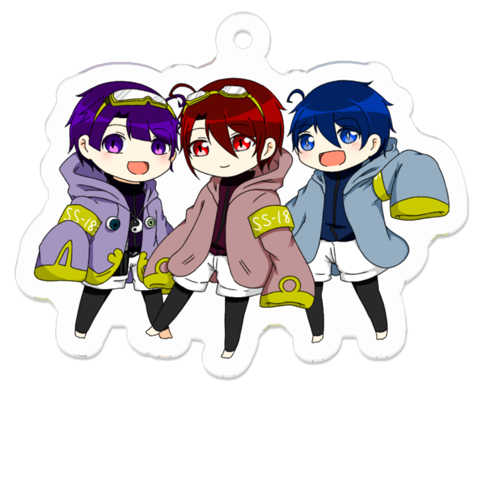 アクリルキーホルダー - 50 x 50 (mm)