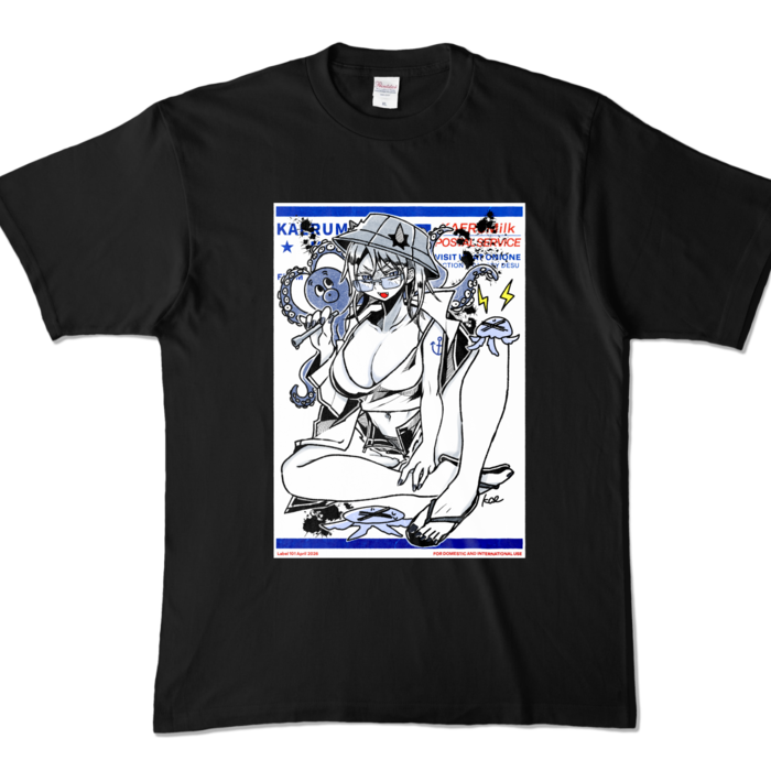 カラーTシャツ - XL - ブラック （濃色）