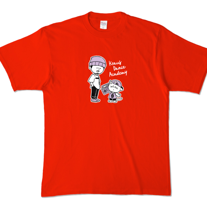 カラーTシャツ - XL - レッド (濃色)