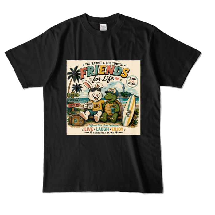 カラーTシャツ - L - ブラック (濃色)