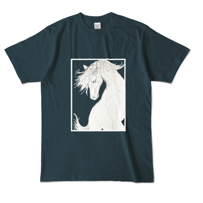 カラーTシャツ - L - デニム (濃色)