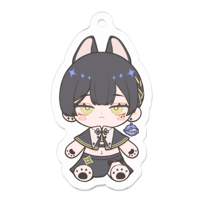 アクリルキーホルダー - 50 x 50 (mm)