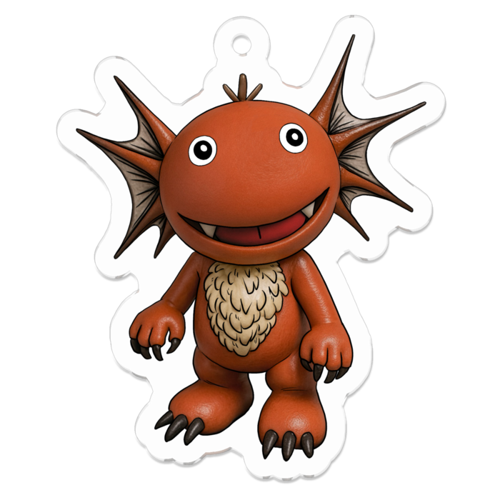 アクリルキーホルダー - 50 x 50 (mm)