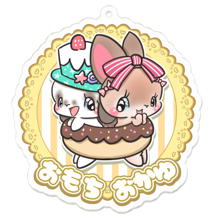 アクリルキーホルダー（コーティング） - 70 x 70 (mm)