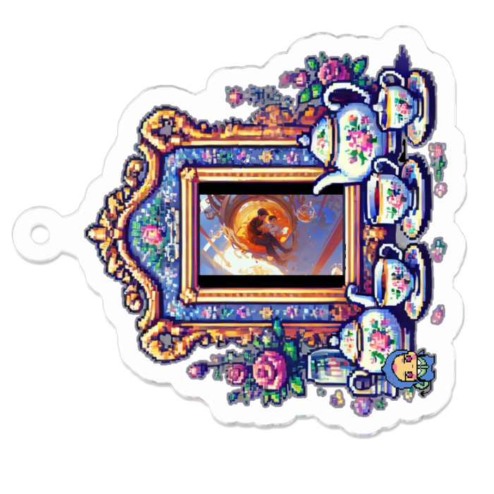 アクリルキーホルダー - 50 x 50 (mm)