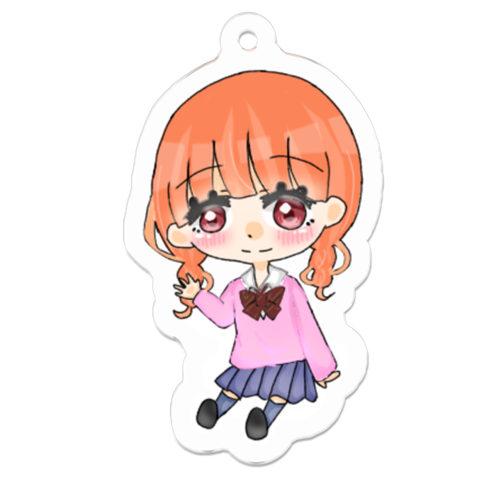 アクリルキーホルダー - 50 x 50 (mm)