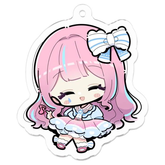 アクリルキーホルダー - 50 x 50 (mm)