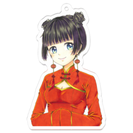 かぎっ娘イラストパンダカーver.まとめ　アクリルキーホルダー 楽天市場】ワールドダイスター アクリルキーホルダー A(鳳 ここ