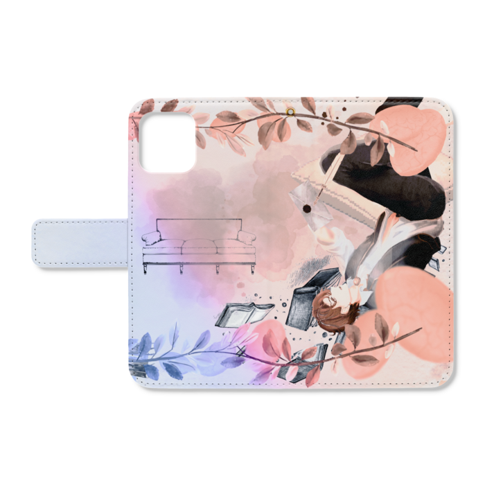 手帳型iPhoneケース - iPhone11Pro - ストラップ穴 あり