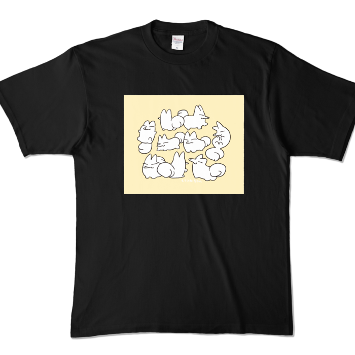カラーTシャツ - XL - ブラック (濃色)(1)