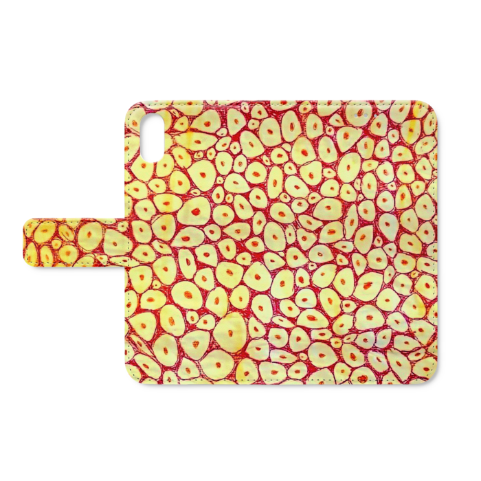 手描きオリジナルデザイン手帳型iphoneケース Iphone X てんちゃ Booth