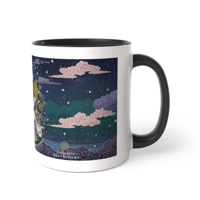 ツートンカラーマグカップ - 直径 8.2cm / 高さ 9.5cm