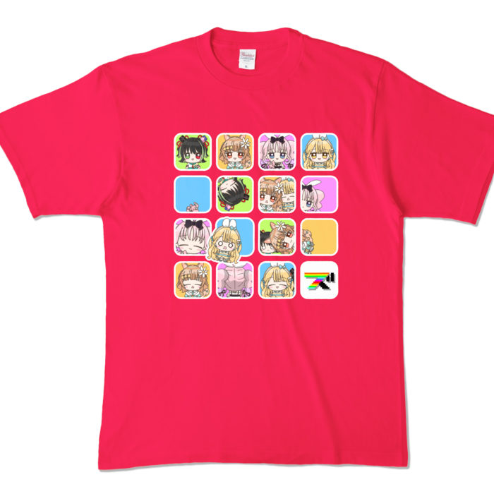 カラーTシャツ - XL - ホットピンク (濃色)