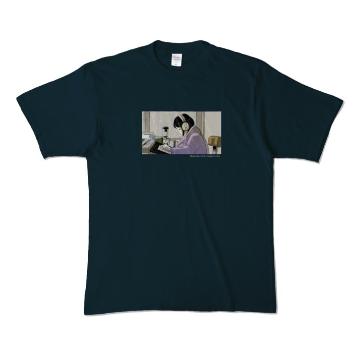 カラーTシャツ - XL - ネイビー (濃色)