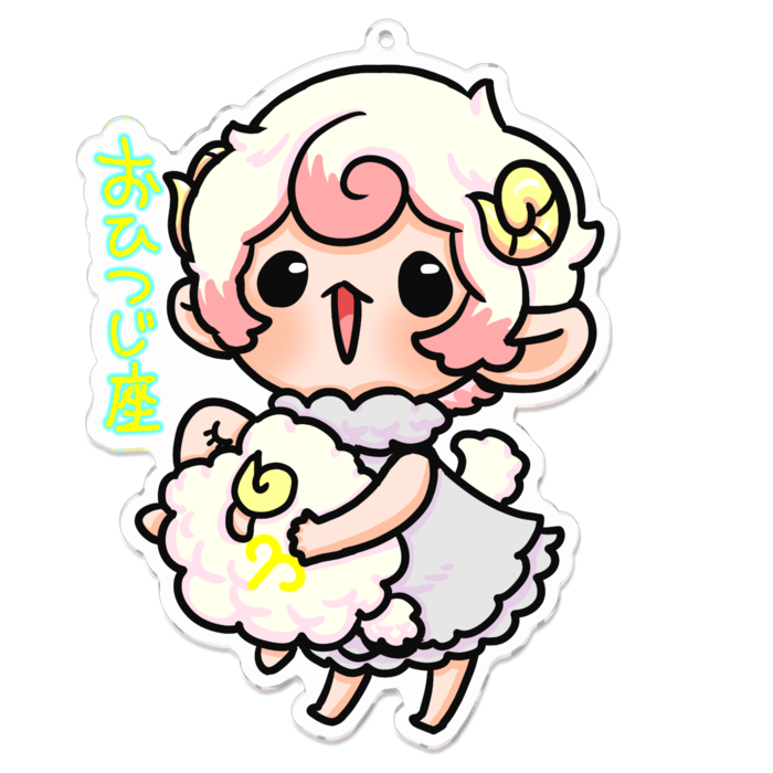 アクリルキーホルダー - 100 x 100 (mm)