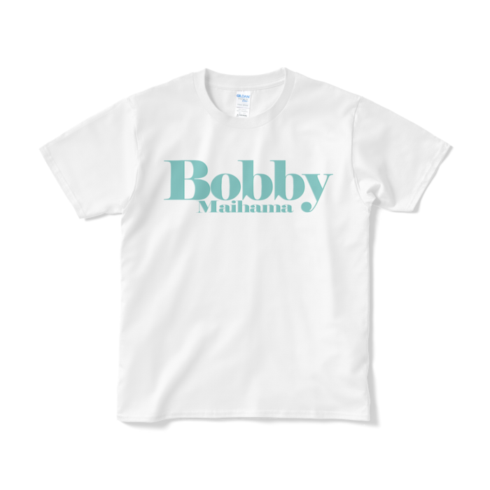 BobbyのTシャツ（アイスグリーンロゴ） - S - ホワイト