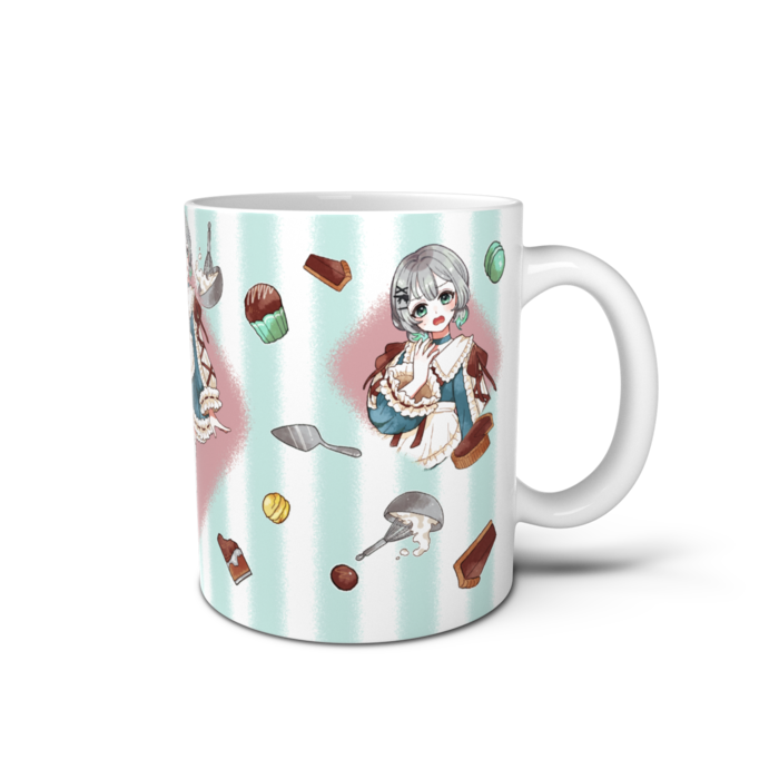 マグカップ - 直径 8 cm / 高さ 9.5 cm